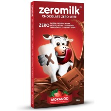Chocolate ZeroMilk sabor Morango (80g)