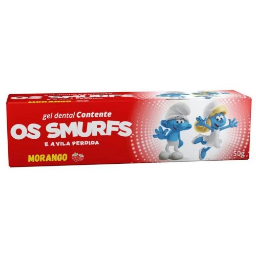 Creme Dental Smurfs Morango