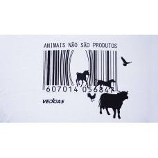 Camiseta Animais Não São Produtos