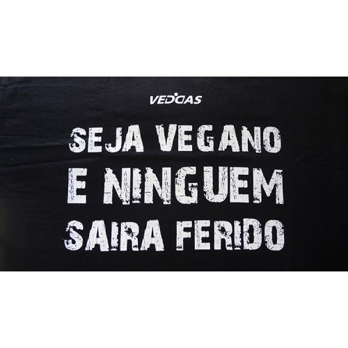 Camiseta Seja Vegano e Ninguém Sairá Ferido