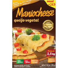Queijo Vegetal Maniocheese: + 20% de queijo + sal do Himalaia